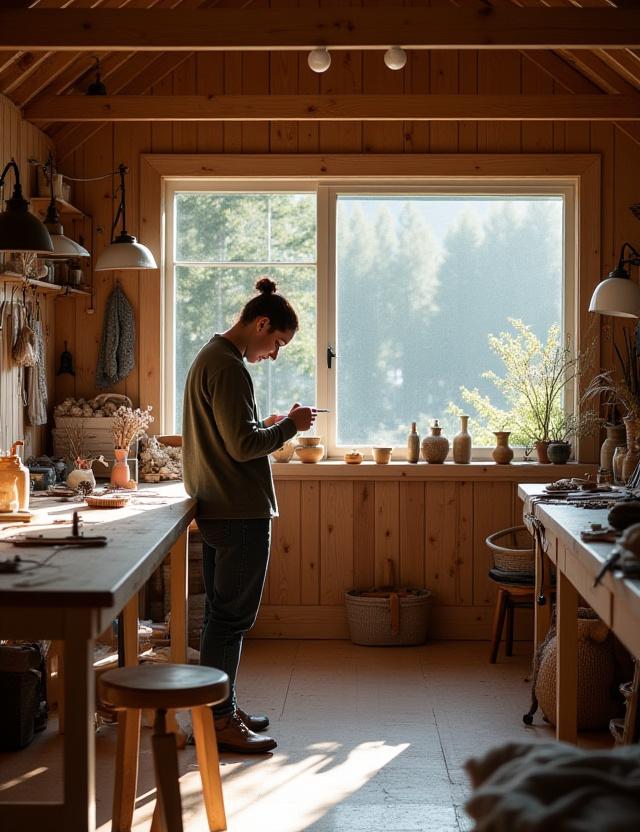 Kunstner-i-residens atelierplass i Norge